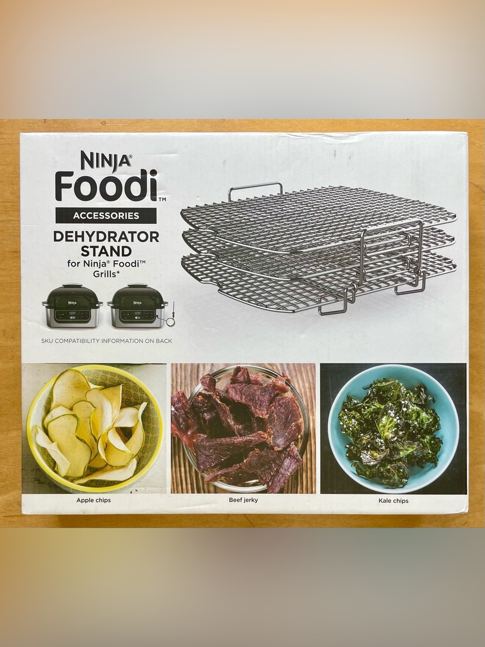 Ninja Foodi Indoor Countertop Grill 3-Piece Dehydrator Stand